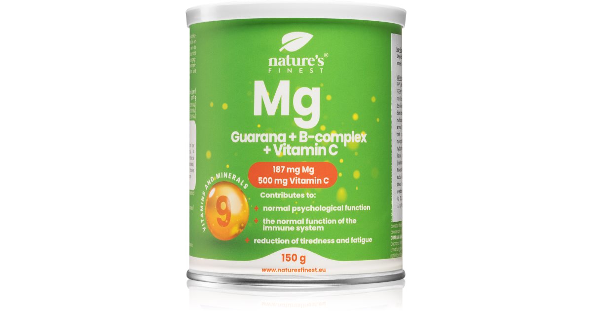 Nutrisslim Magnesium + Guarana + B-Complex + Vitamin C Prášok Na ...