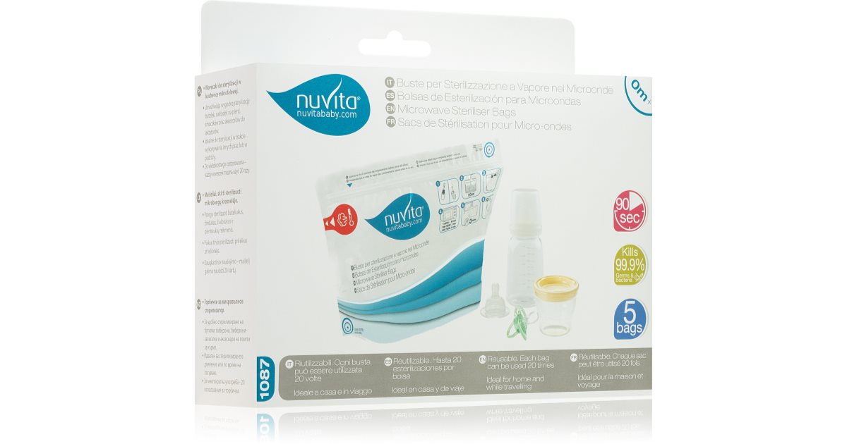 Nuvita Sterilization bags sachets stérilisants pour four microondes — free download