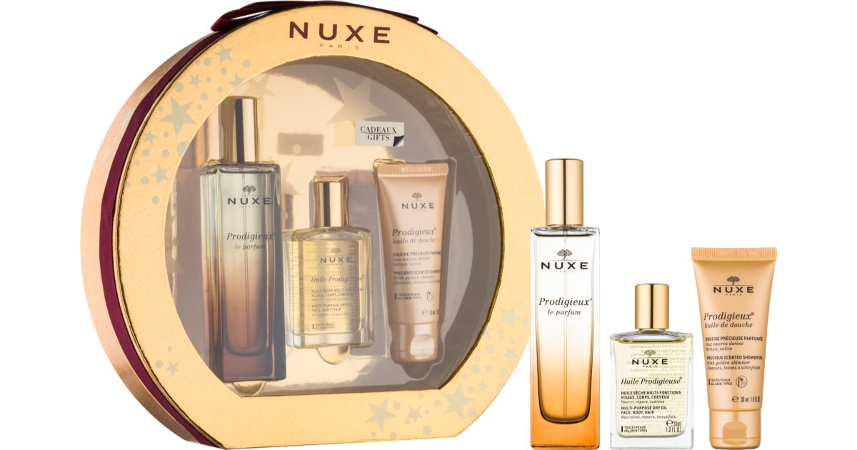 NUXE Coffret cadeau parfum prodigieux 50ml + huile prodigieuse