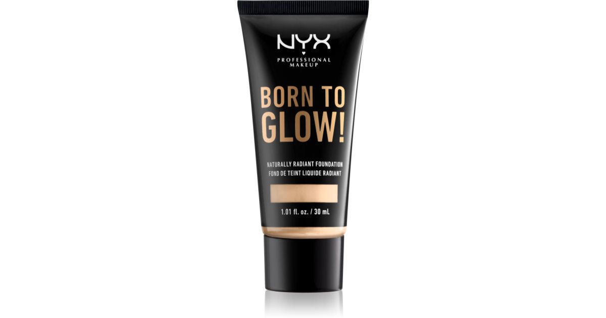 Nyx Professional Makeup Born To Glow Maquillaje L Quido Con Efecto Iluminador Notino Es