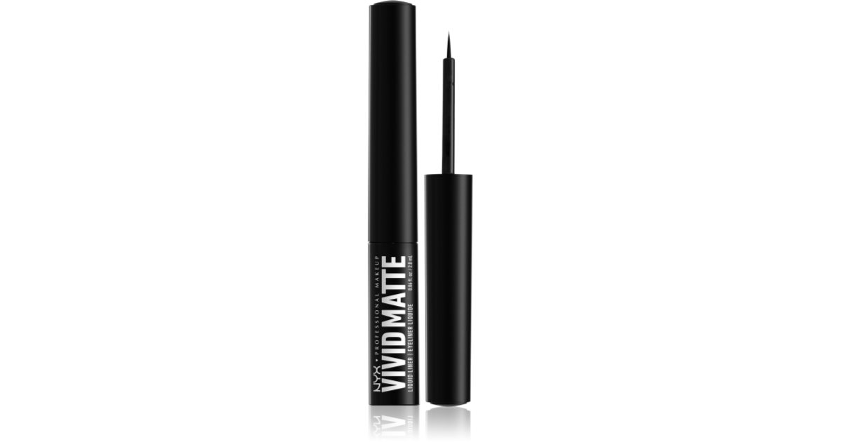 Nyx Professional Makeup Vivid Matte Liquid Eyeliner With Matt Effect Uk