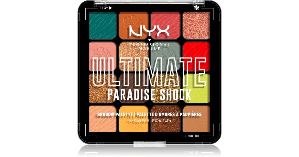 NYX Professional Makeup Ultimate Shadow Palette сенки за очи | notino.bg