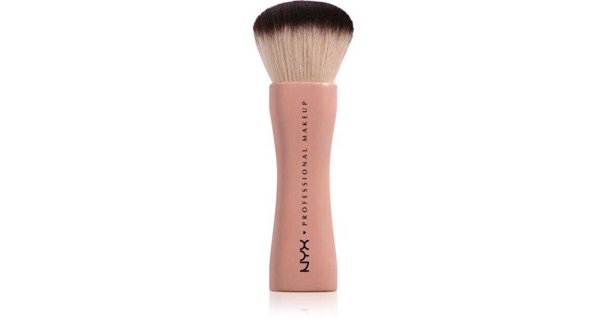 JZK Make-up Puderpinsel Mit Etui – Weich, Synthetisch, Für Rouge & Bronzer