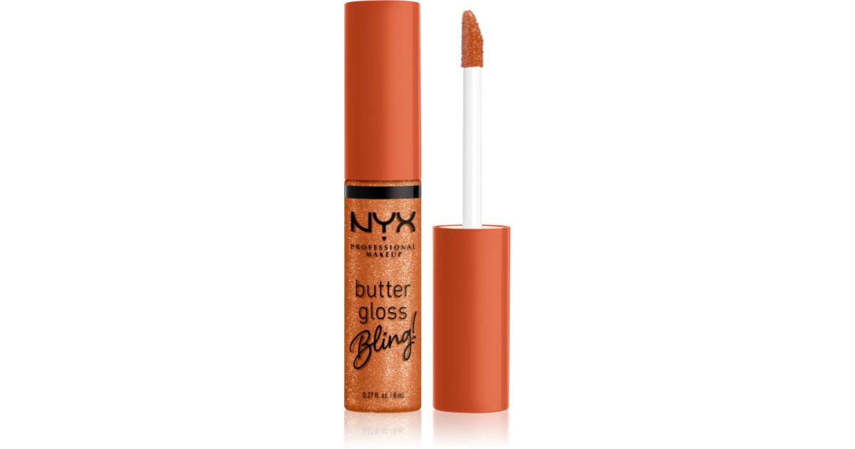 NYX Professional Makeup Butter Gloss Bling Brillant L vres Paillet 