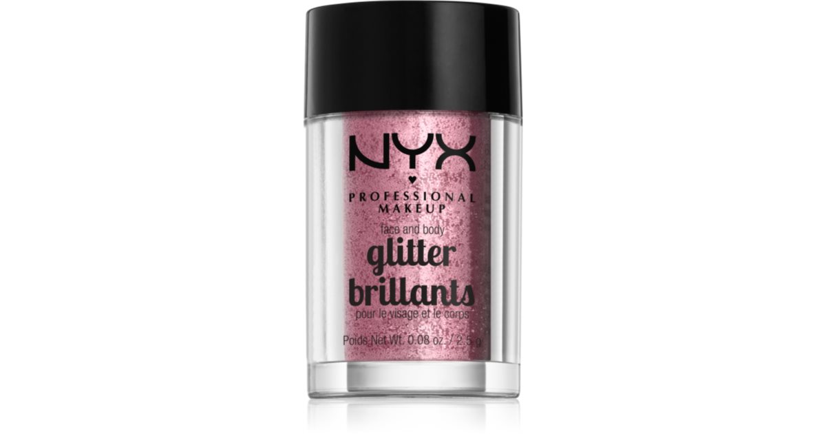 NYX Professional Makeup Face & Body Glitter Brillants glitter per viso e  corpo