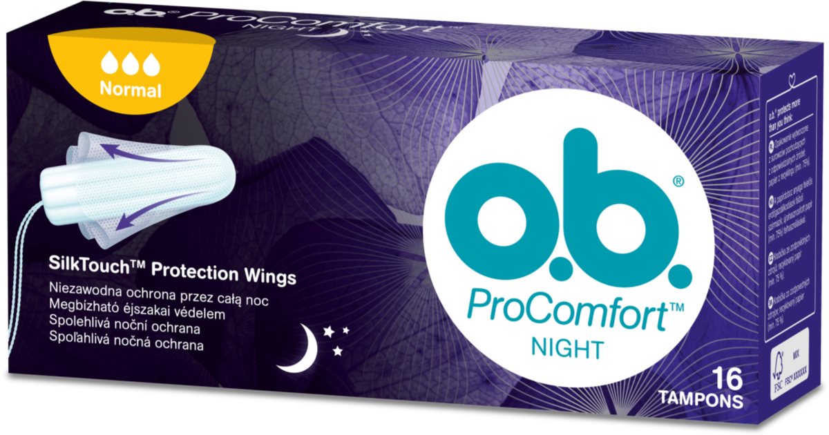 O.b. Pro Comfort Night Normal Tamponai | Notino.lt