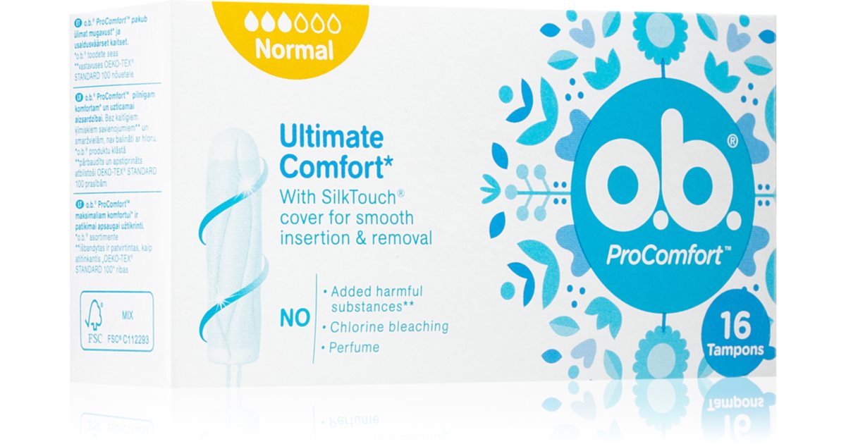 O.b. Pro Comfort Normal Tamponai | Notino.lt