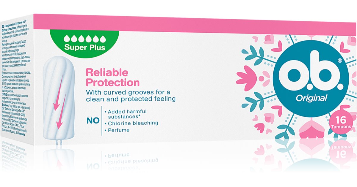 o.b. Super Plus tampons notino.ie