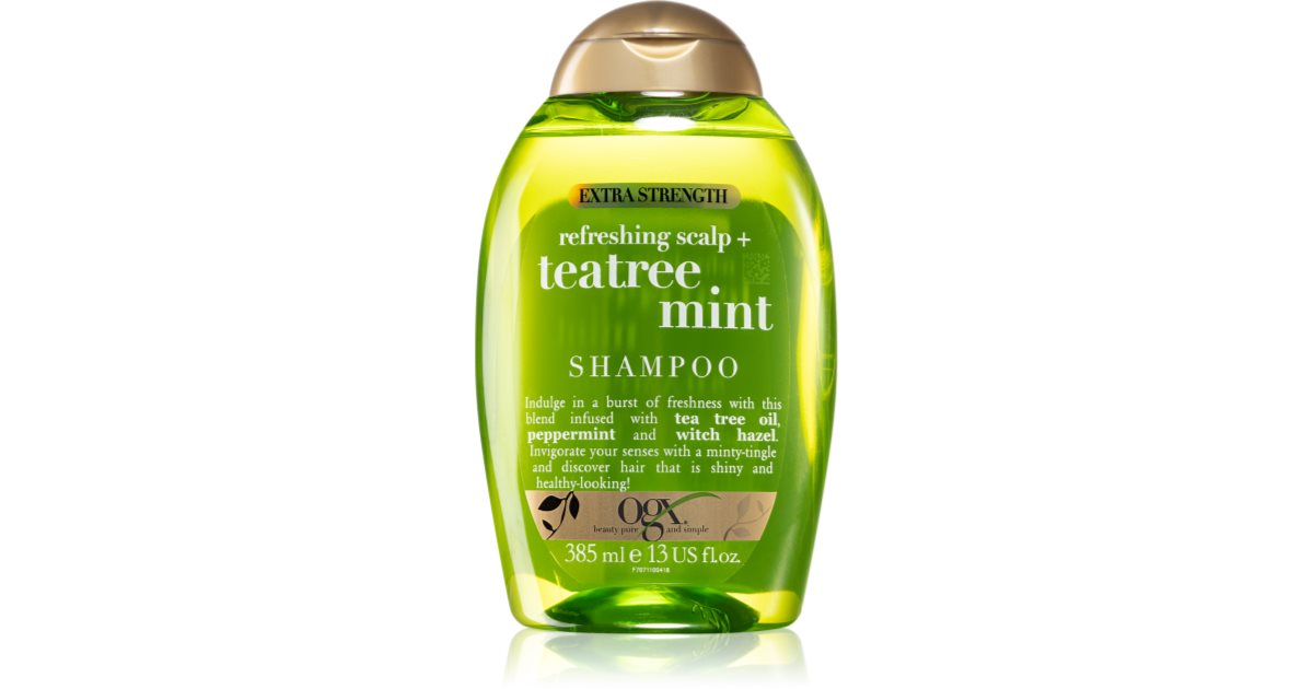 OGX Teatree Mint Extra Strenght erfrischendes Shampoo Notino