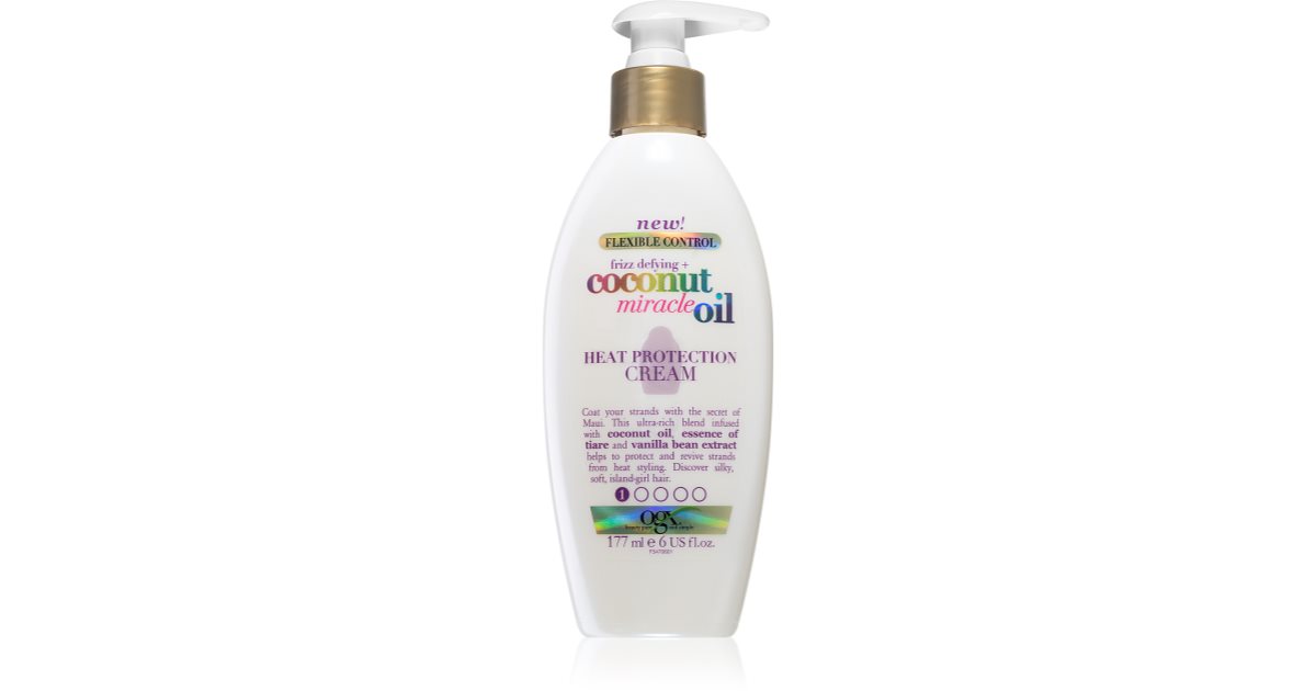 OGX Coconut Miracle Oil smoothing thermoprotective cream for unruly