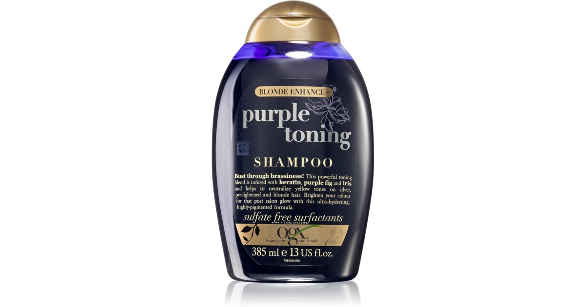 3. "OGX Blonde Enhance + Purple Toning Shampoo" - wide 2
