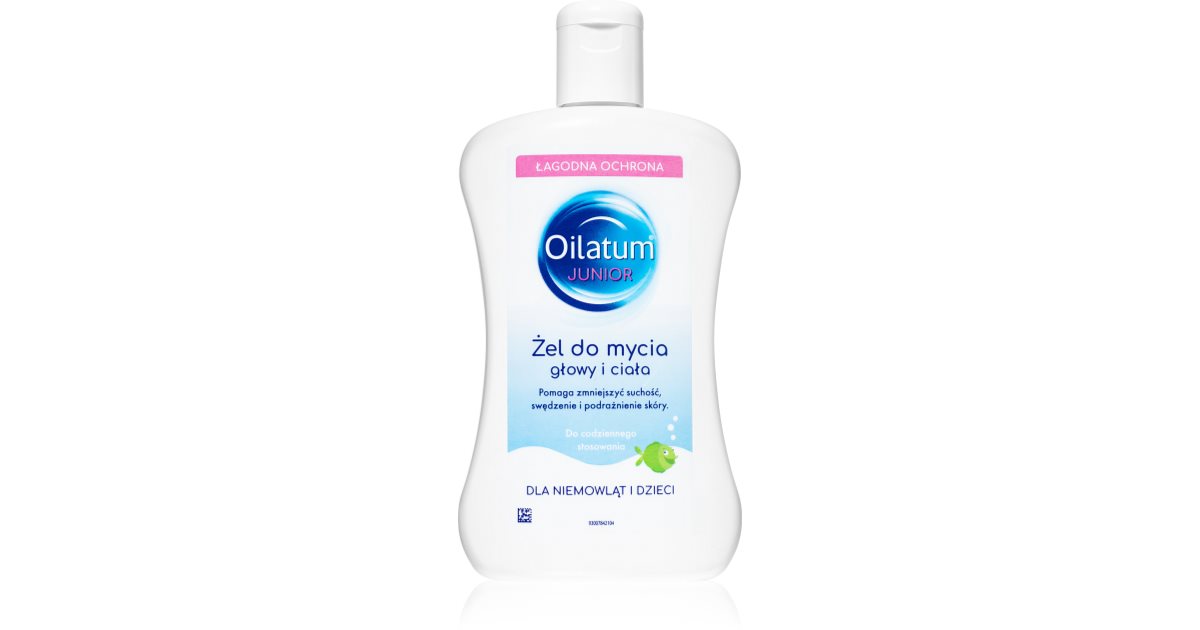 Oilatum Junior Shampoo and Shower Gel 2in1 shower gel and shampoo for children notino.co.uk