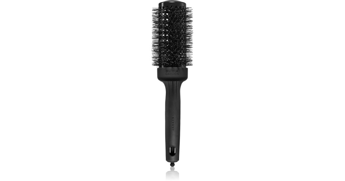 Olivia Garden Black Label SHINE Wavy Bristles round brush for hair ...