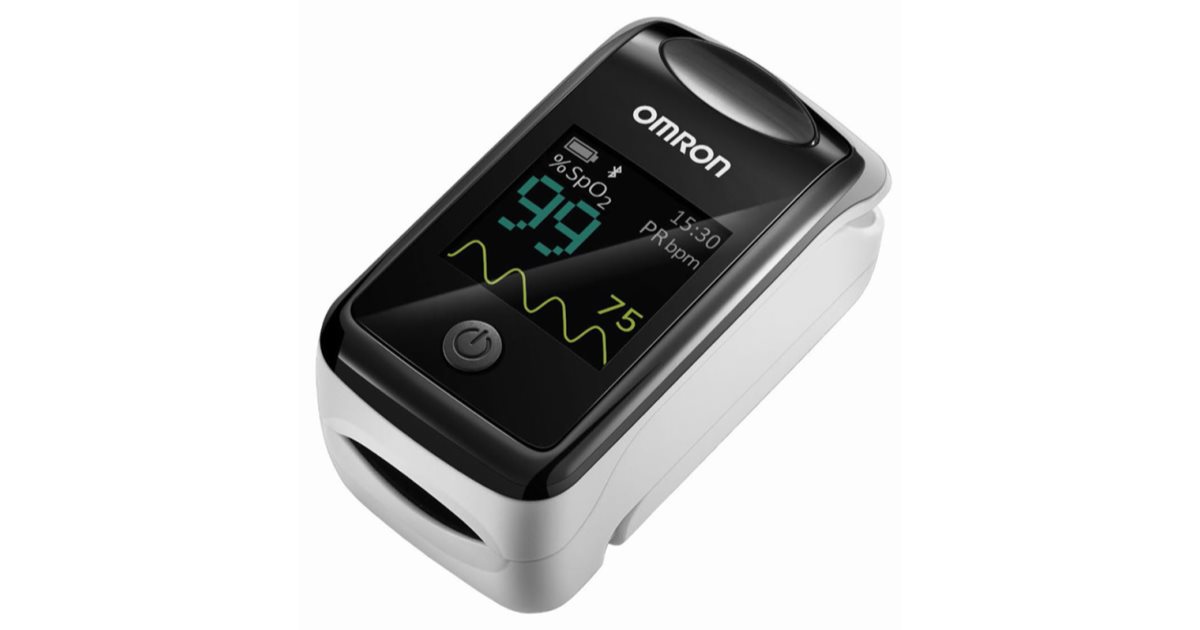 Omron Pulsní oxymetr P300 Intelli IT s bluetooth pro iOS a Android ...