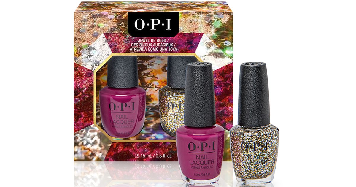 Opi Nail Lacquer Jewel Be Bold Kit De Vernis Ongles Notino Fr