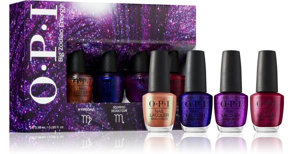 OPI Nail Lacquer Big Zodiac Energy gift set Scorpio Seduction(for nails ...