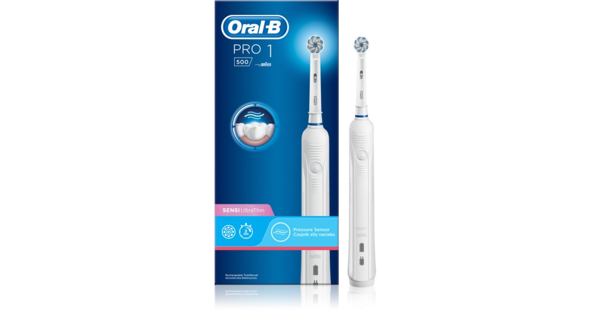 Oral B Pro 1 500 Sensi UltraThin elektryczna szczoteczka do zębów