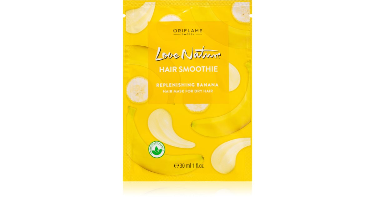 Oriflame Love Nature Replenishing Banana hydrating mask for dry hair