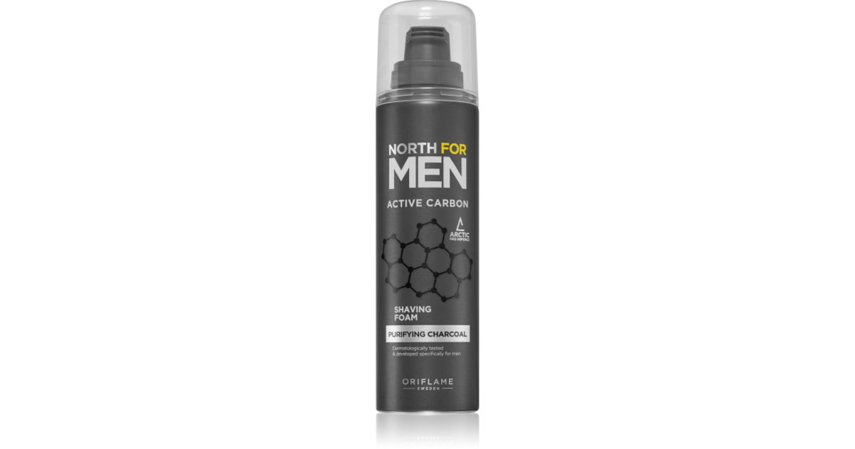 Oriflame North for Men Active Carbon mousse à raser | notino.be