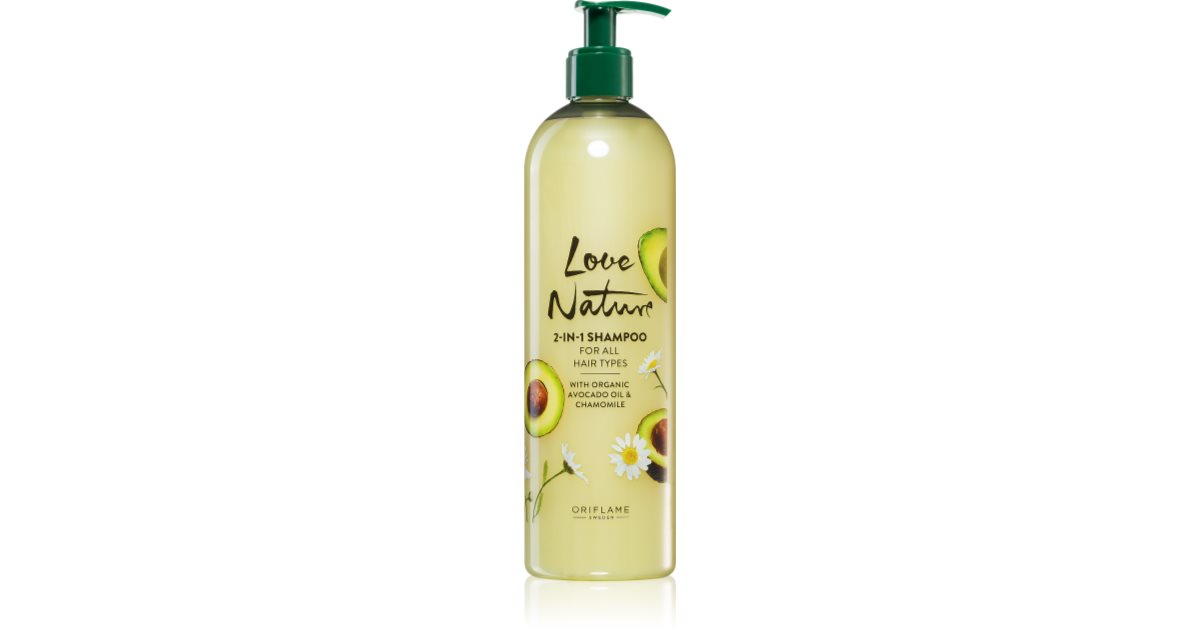 Oriflame Love Nature Organic Avocado Oil & Chamomile ošetrujúci šampón
