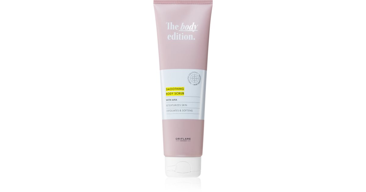 Oriflame The Body Edition smoothing body scrub With AHAs | notino.co.uk