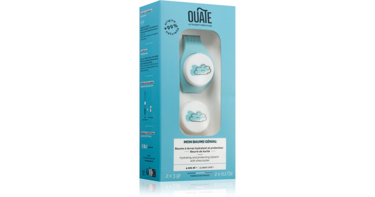 OUATE - Mon Baume Génial - Baume à Lèvres Hydratant et Protecteur pour  Enfant - 4-11 Ans - Parfum