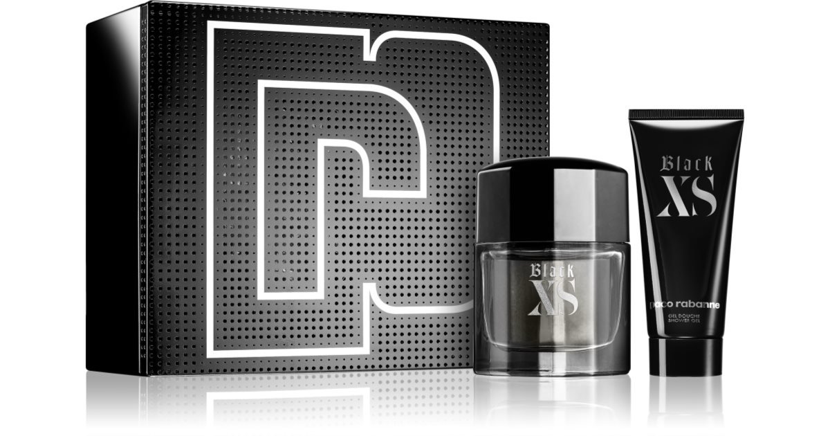 Coffret Paco Rabanne Black XS - Eau De Toilette 80ml + Sautoir Avec Couronne - Neuf - Origine Espagne
