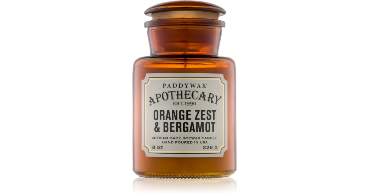 Paddywax Apothecary Orange Zest & Bergamot