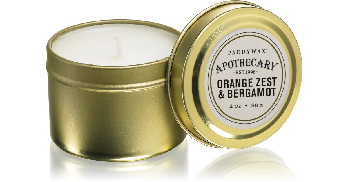 Paddywax Apothecary Candle 8 oz | Orange Zest & Bergamot