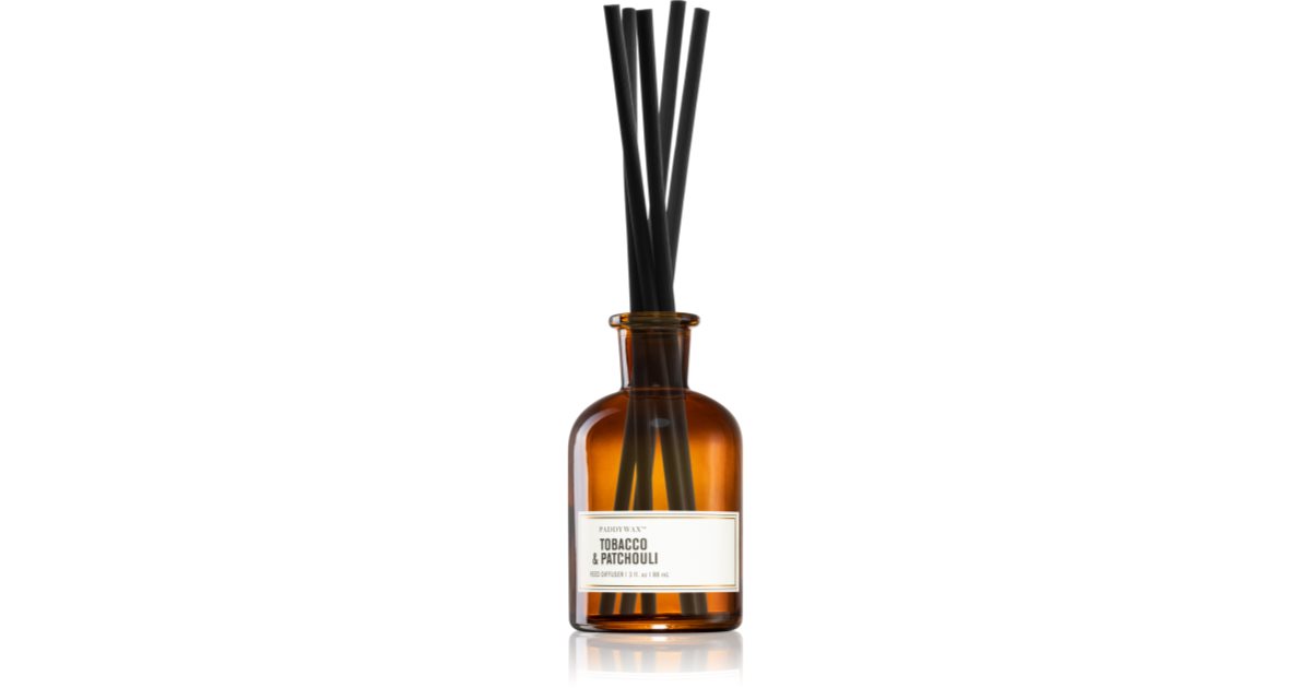 Paddywax Apothecary Tobacco & Patchouli aroma diffuser with filling