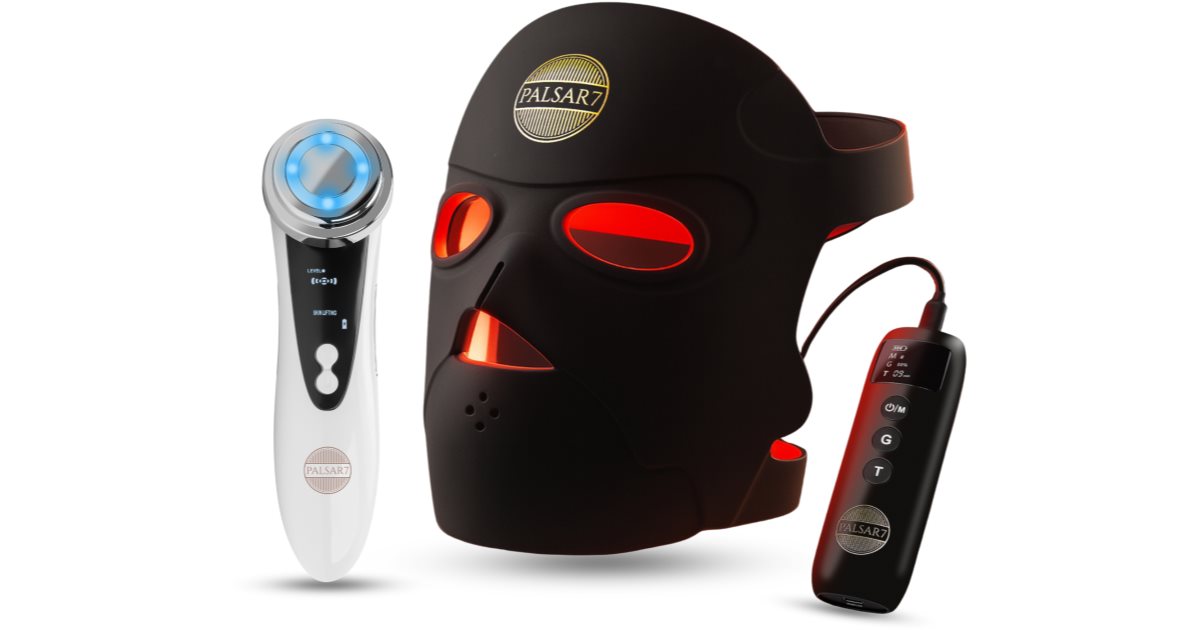 Flashlight Mask PALSAR7 Exclusive Set Photon LED Mask & Galvanic Iron Set zu ermäßigtem ...
