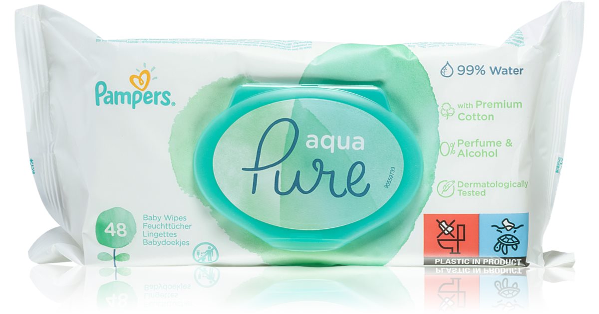 Salviette Umidificate Pampers Fresh Clean - Confezione Da 15 Pack (80 Salviette Ciascuno), Dermatologicamente Testate, Senza Alcol E Coloranti