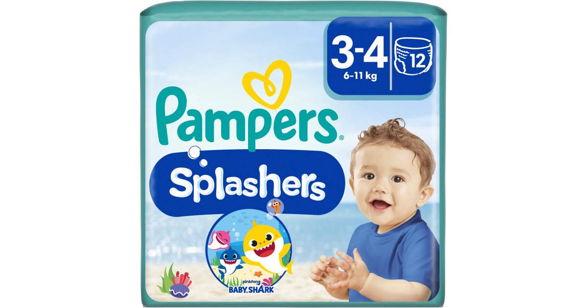 Pampers Splashers 3-4 pannolini a costume usa e getta