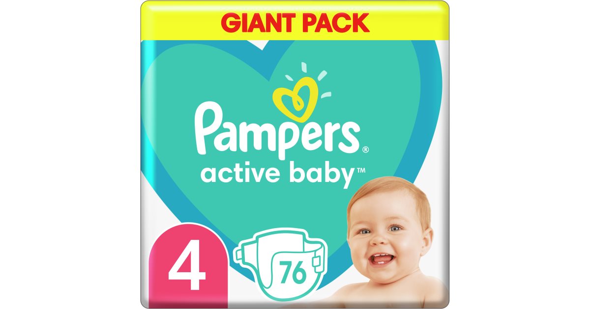 Pampers Active Baby Size 4 | notino.pl