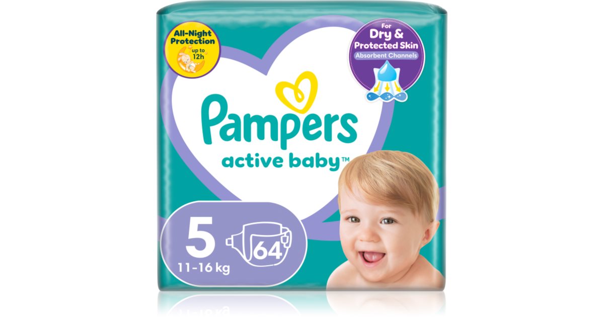 Pampers Active Baby Size disposable nappies