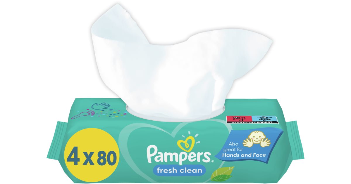 Pampers Salviette Umide Fresh Clean - Delicate Per Neonato, Con Profumo Fresco