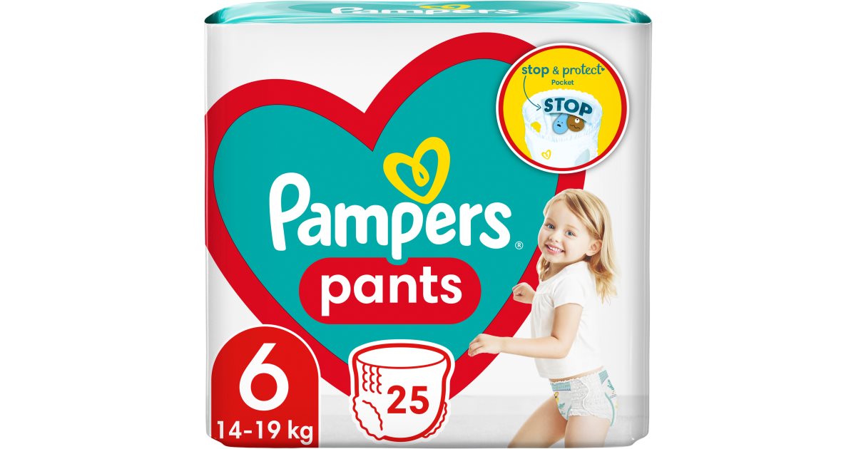 Pampers Pants - Couches-culottes, taille 6 (15 + kg), 19 pcs
