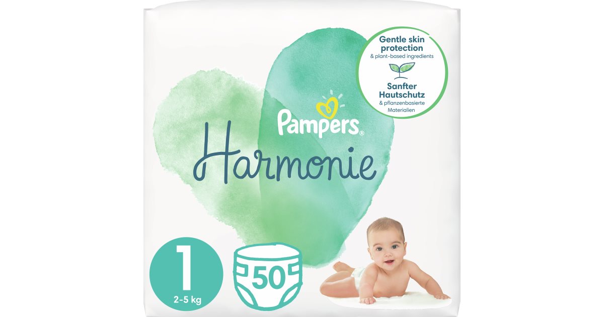 Pampers Harmonie Size 1 couches jetables