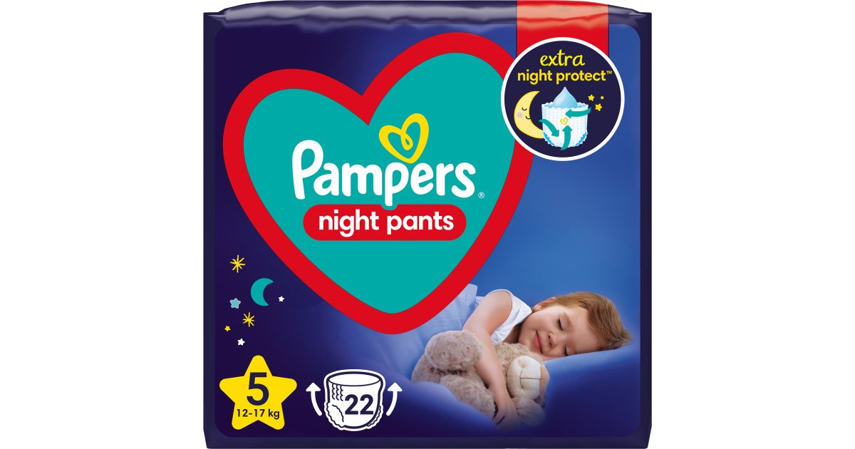 Pampers Night Pants Size 5 couches-culottes à usage unique pour la nuit