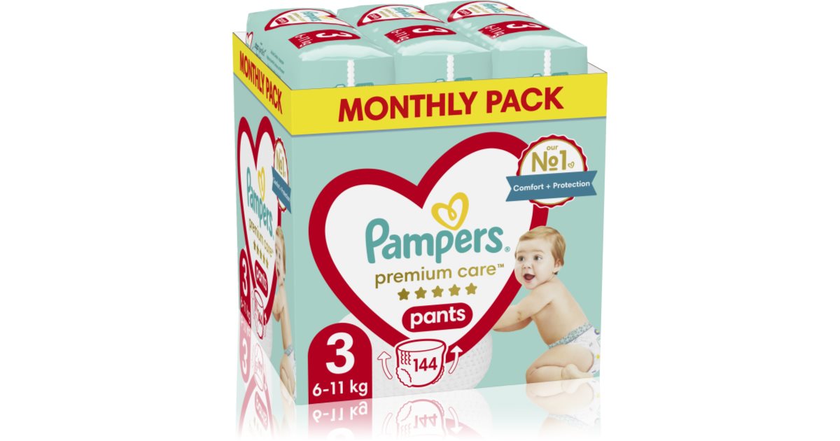 Pannolini Pampers Premium Box S4 - 168 Pezzi, Assorbente E Morbido Per Neonati - Foto 9