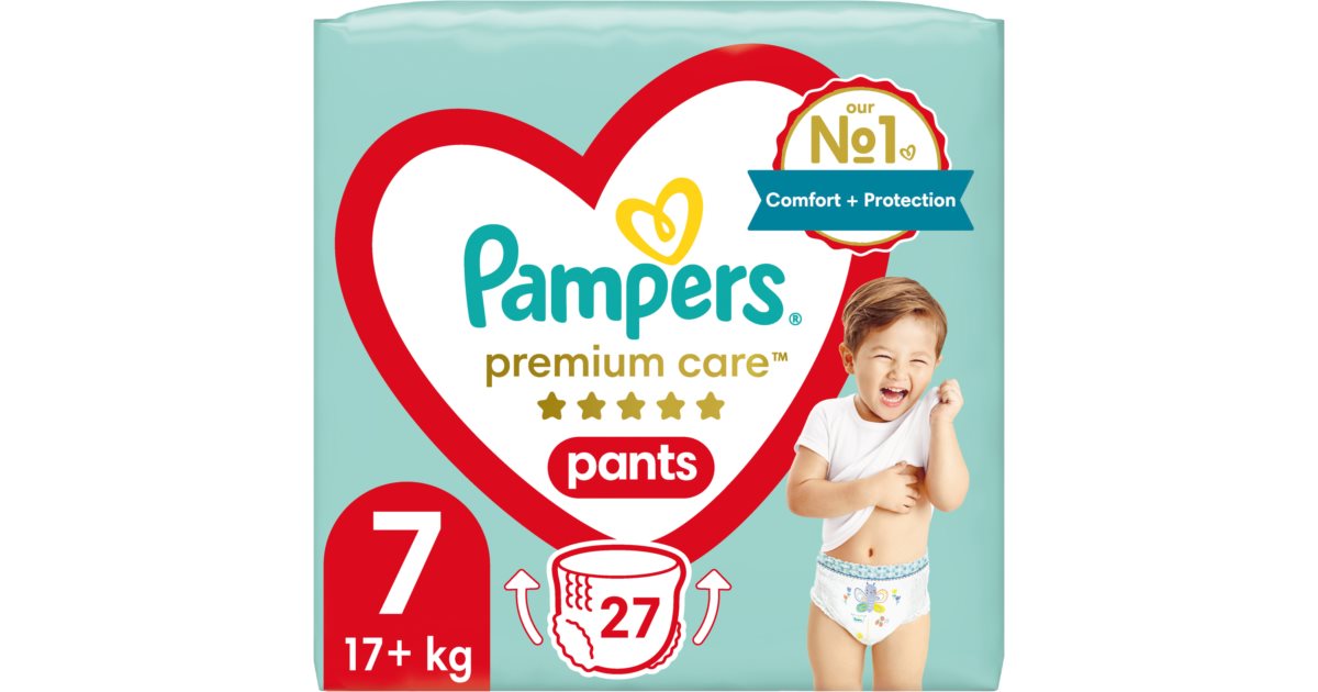 Pampers Premium Care Pants Size 7 couches-culottes à usage unique