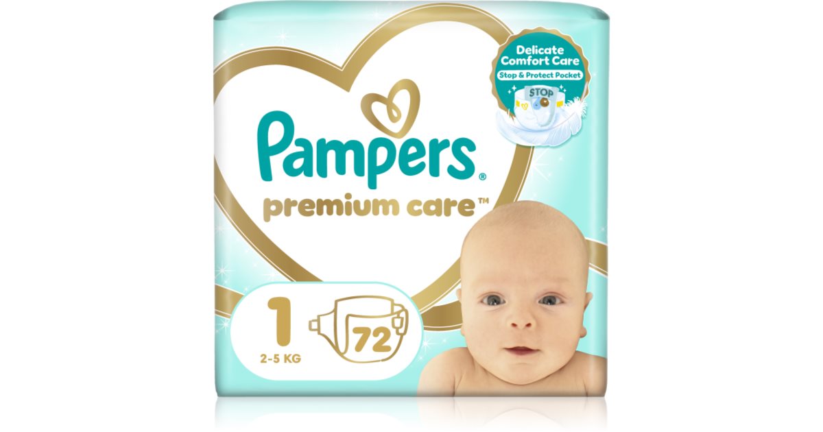 Pampers Baby Pampers Premium Protection Size 72 New Baby Diapers