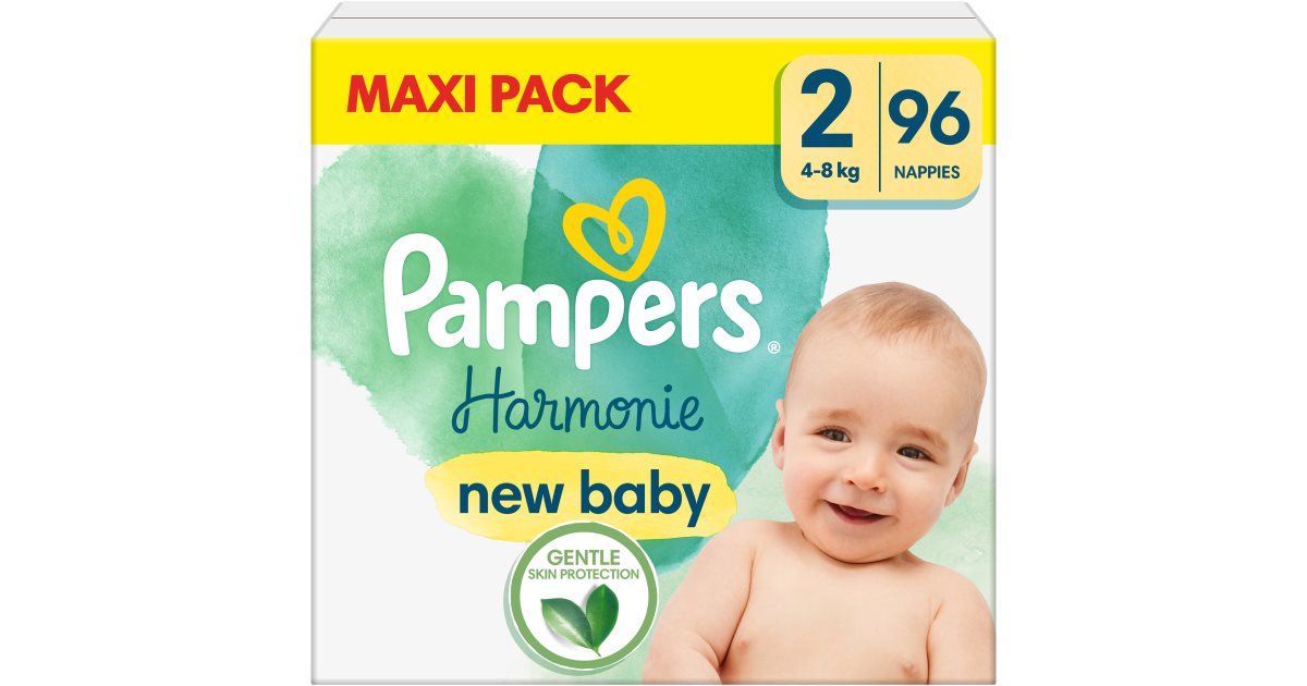 Pampers Harmonie Size 2 disposable nappies notino.co.uk