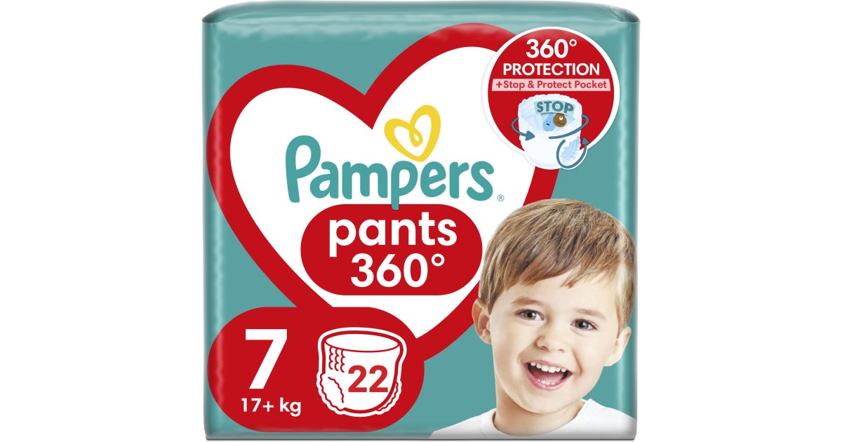 Pampers Pants Size 7 disposable nappy pants notino.co.uk