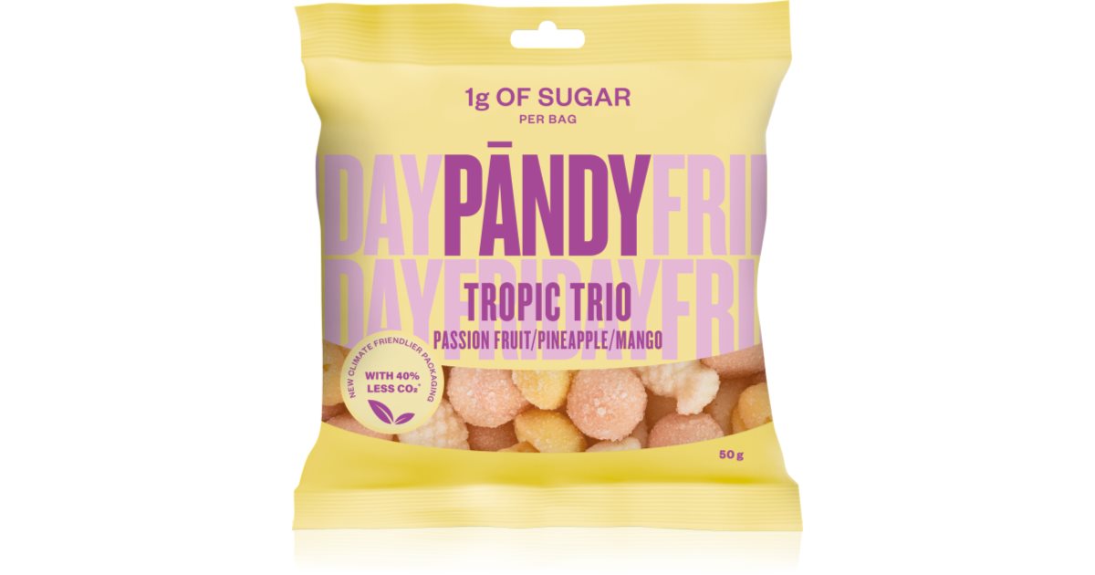 Pändy Candy Tropic Trio želé bonbóny bez přidaného cukru | notino.cz
