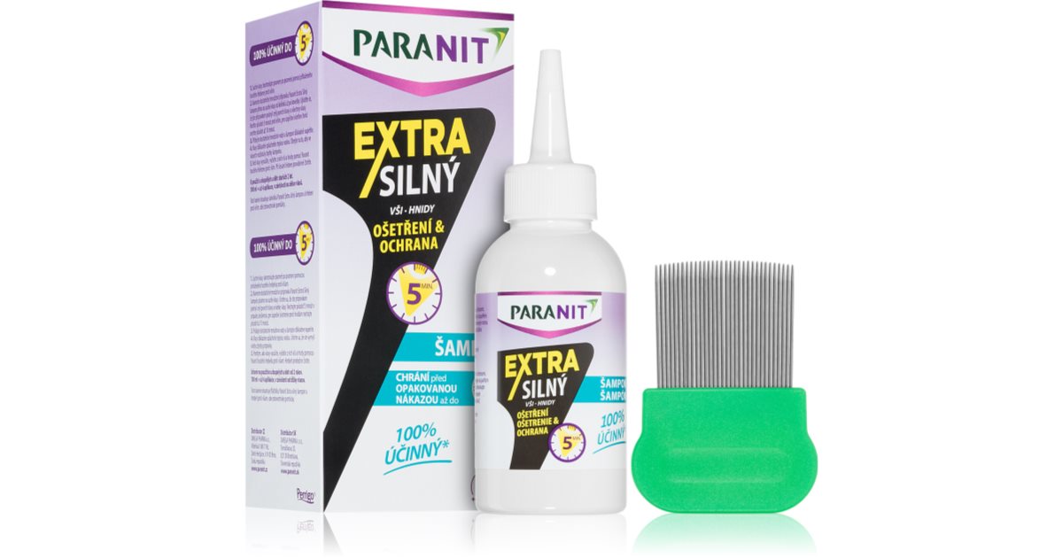 Paranit Extra Strong shampoo + comb Shampoo gegen Läuse notino.ch