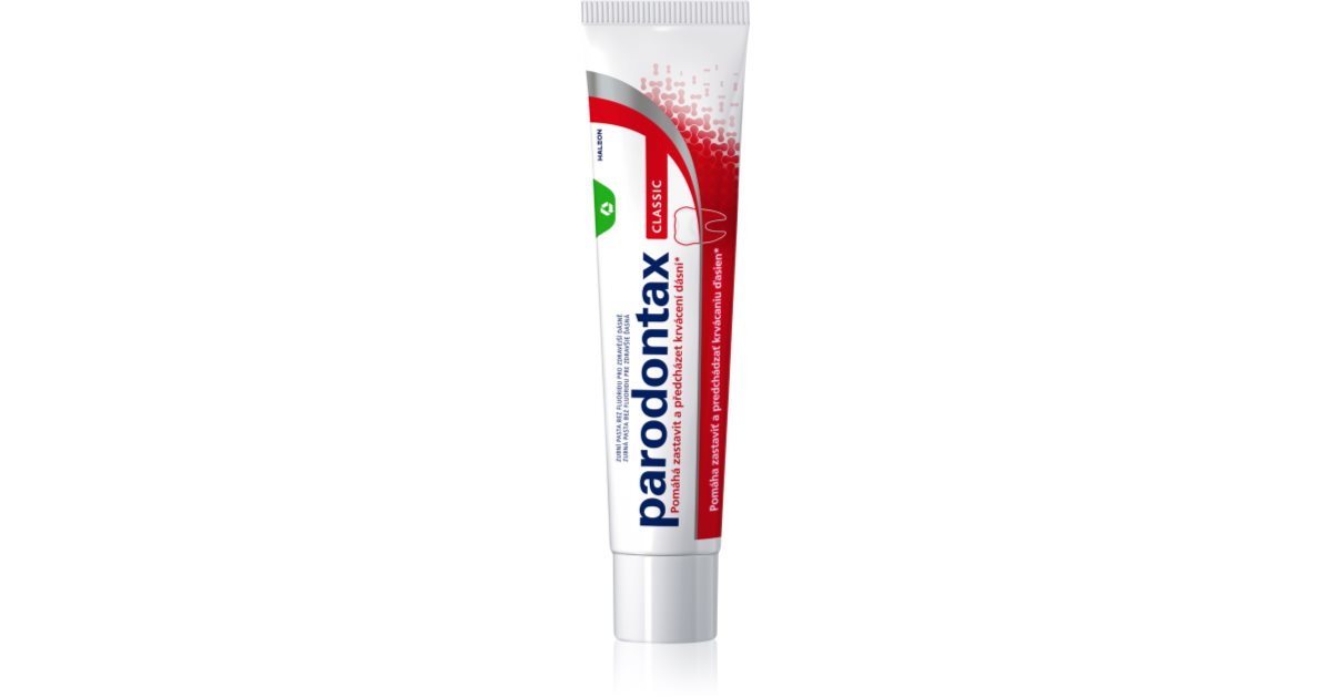 Parodontax Classic antibleeding toothpaste without fluoride notino.co.uk