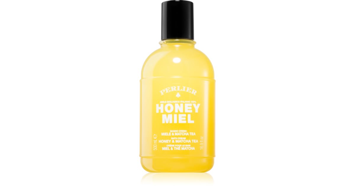Perlier Honig Zimt Badecreme – 500 Ml, Pflegende Körperlotion