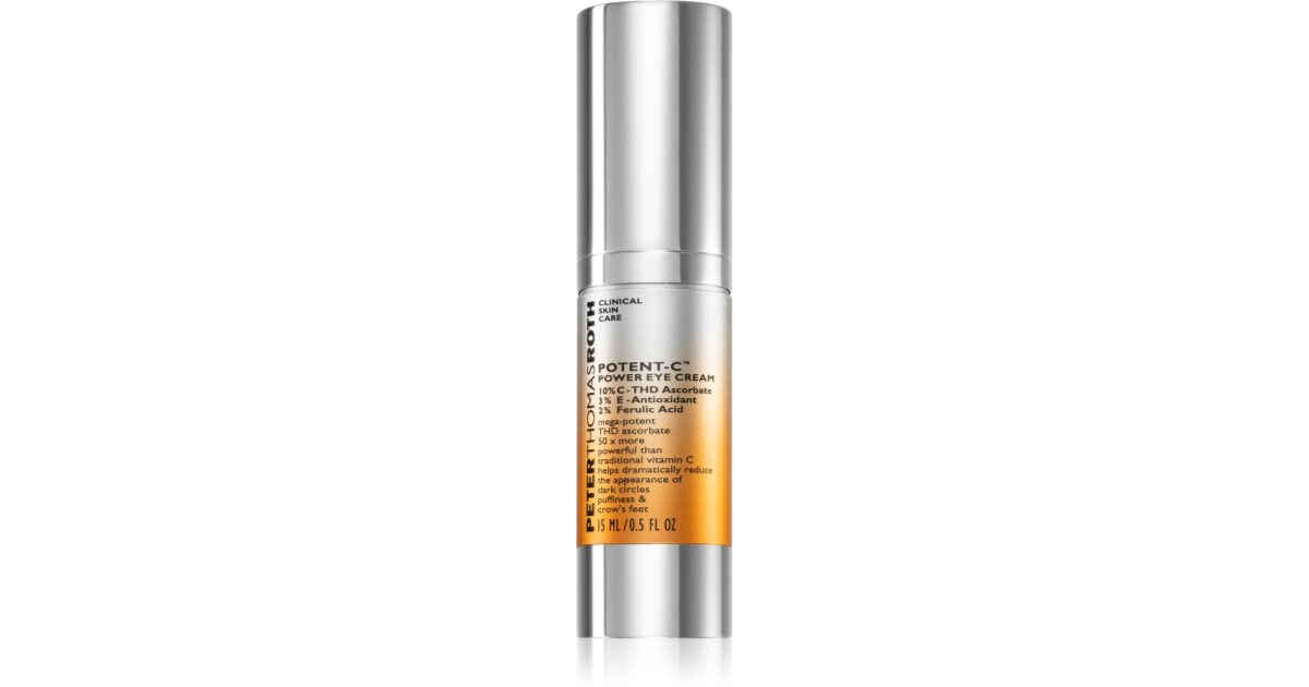 15 Peter Thomas Roth hotsell Potent-C Vitamin C Power Eye Cream .5 oz/ 15 mL NIB