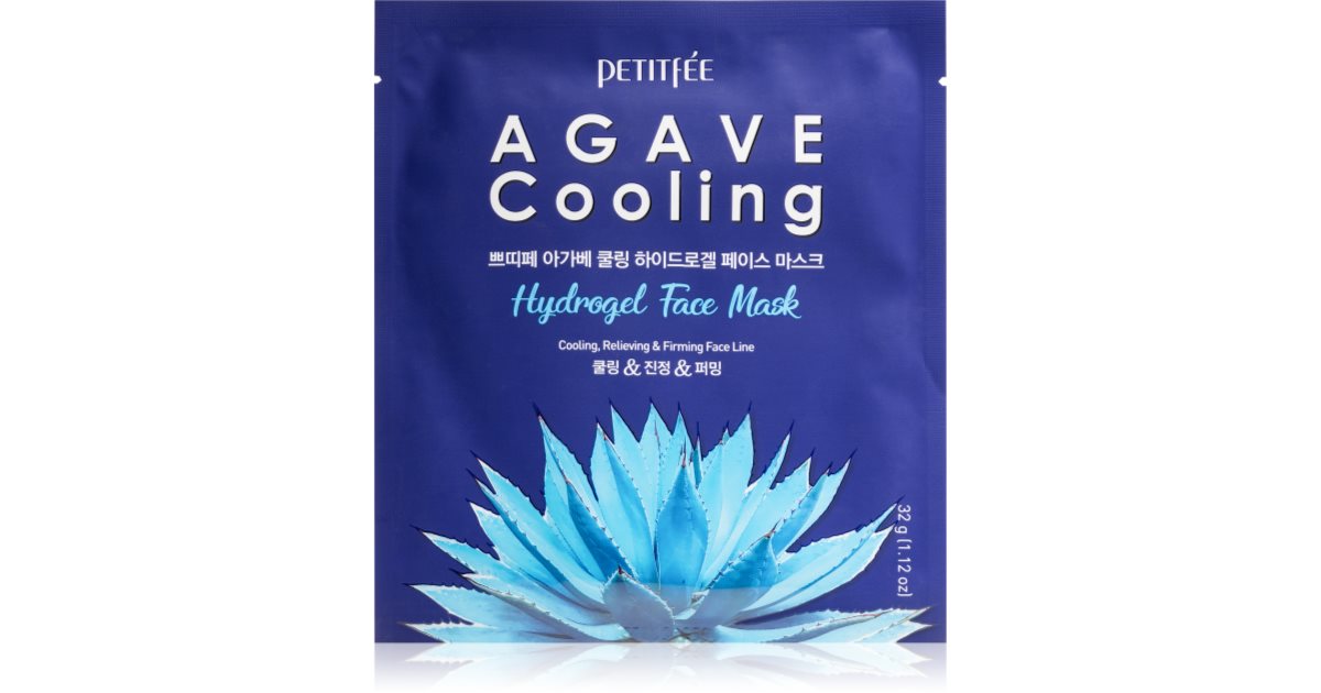 Petitfe Agave Cooling intensive Hydrogel-Maske zur Beruhigung der Haut |  Notino